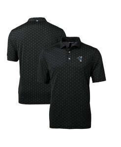 Jb^[AhobN Y gbvX |Vc S Cutter & Buck Men's Black Indianapolis Colts Throwback Logo Virtueco Pique Tile Polo Black ubN