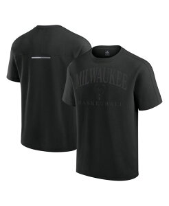 �t�@�i�e�B�N�X �����Y �g�b�v�X T�V���c Fanatics Men's Black Milwaukee Bucks Flex Tri-Blend T-Shirt Black �u���b�N