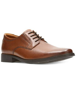 N[NX Y V[Y IbNXtH[h s[X Clarks Collection Men's Tilden Plain-Toe Oxfordresshoes Dark Tan Leather ^