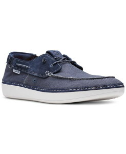 N[NX Y V[Y Xb|E[t@[ Clarks Men's Higley Tie Slip-On Canvas Boat Shoes Navy lCr[