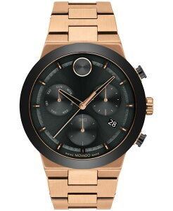���o�h �����Y �A�N�Z�T���[ �r���v Movado Men's Bold Fusion Swiss Quartz Chronograph Bronze PVD Bracelet Watch 44mm Bronze