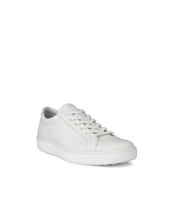 �G�R�[ �����Y �V���[�Y �X�j�[�J�[ ���[�X Ecco Men'soft 60 Lace Up Sneakers White �z���C�g