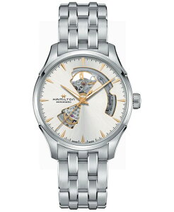 n~g Y ANZT[ rv TVc Hamilton Men'swiss Automatic Jazzmaster Open Heart Stainlessteel Bracelet Watch 40mm No Color