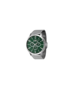 CrN^ Y ANZT[ rv Invicta Men's 47120 Specialty Quartz Chronograph Green Dial Watch Silver Vo[