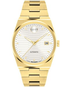 oh Y ANZT[ rv TVc Movado Men's Bold Quest Swiss Automatic Ionic Plated Light Gold Steel Watch 39mm Gold-Tone S[h