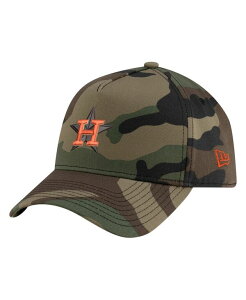 �j���[�G�� �����Y �A�N�Z�T���[ �X�q New Era Men's Camo Houston Astros Woodland Team Pop 9FORTY A-Frame Adjustable Hat Camo