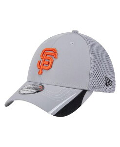 �j���[�G�� �����Y �A�N�Z�T���[ �X�q New Era Men's Gray San Francisco Giants Linear 39THIRTY Flex-Fit Hat Gray �O���[