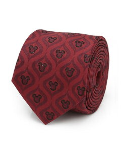 fBYj[ Y ANZT[ lN^C g[ VN Disney Men's Mickey Mouse Holiday Metallic Silk Tie Red bh