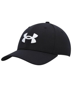 A_[A[}[ Y ANZT[ Xq Under Armour Men's Black Blitzing Adjustable Hat Black ubN