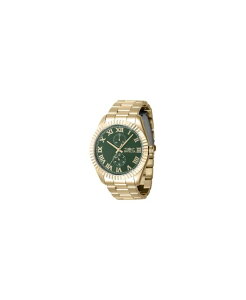 CrN^ Y ANZT[ rv Invicta Men's 47430 Specialty Quartz Multifunction Green Dial Watch Gold S[h