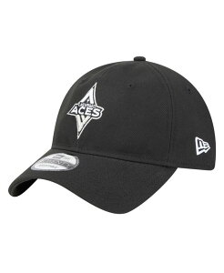 �j���[�G�� �����Y �A�N�Z�T���[ �X�q ���S New Era Men's and Women's Black Las Vegas Aces Core Logo 9TWENTY Adjustable Hat Black �u���b�N