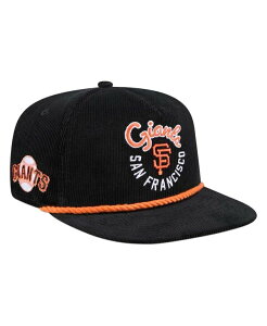 �j���[�G�� �����Y �A�N�Z�T���[ �X�q �R�[�f�����C New Era Men's Black San Francisco Giants Full Circle CorduroyGolfer Adjustable Hat Black �u���b�N