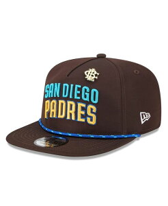 �j���[�G�� �����Y �A�N�Z�T���[ �X�q New Era Men's Brown San Diego Padres 2025 Big League Chew Golfer Snapback Hat Brown �u���E��