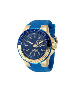 CrN^ Y ANZT[ rv Invicta Men's 49732 Aviator Quartz VD72 Blue Dial Watch Blue u[