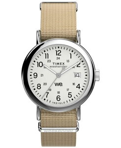 ^CbNX fB[X ANZT[ rv iC Timex Unisex Quartz Analog Tanylon Watch 37mm Tan ^