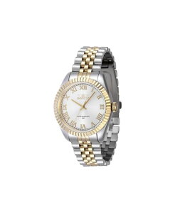 CrN^ fB[X ANZT[ rv Invicta Women's 47414 Specialty Quartz 3 Hand Silver Dial Watch Silver Vo[