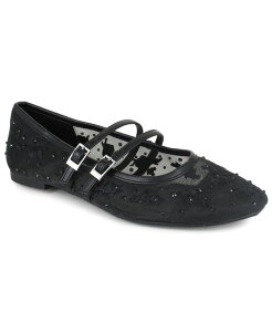 �P�l�X�R�[�� ���f�B�[�X �V���[�Y �p���v�X Kenneth Cole Reaction Malibu Nites Mary-Jane Ballet Flats Black Mesh �u���b�N