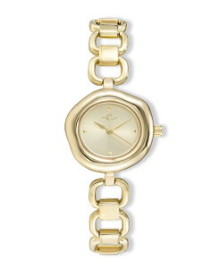 �G�e�B�J ���f�B�[�X �A�N�Z�T���[ �r���v ETTIKA Open Circle Gold Plated Bracelet Watch 85mm Gold �S�[���h