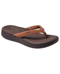 ���[�t ���f�B�[�X �V���[�Y �T���_�� REEF Women's Cushion Cloud Slip-On Hanging Flips Espresso