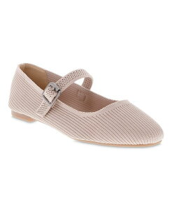 �~�A ���f�B�[�X �V���[�Y �p���v�X �j�b�g MIA Women's Brita Mary-Jane Round Toe Knit Flats Oatmeal �I�[�g�~�[��