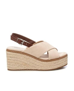 �L�V�^�C ���f�B�[�X �V���[�Y �T���_�� Women's Crossed Espadrille Sandals Refresh By Xti Beige �x�[�W��