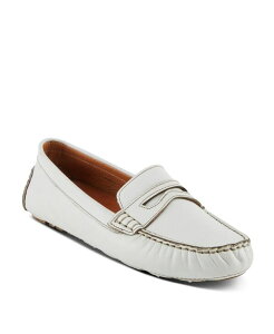 �X�v�����O�X�e�b�v ���f�B�[�X �V���[�Y �p���v�X ���U�[ Spring Step Audette Leather Moccasins with Removable Insole and Penny Keeper White �z���C�g