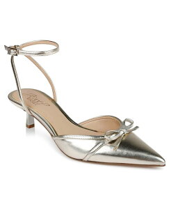 �W���E�F���_�O���C�~�V���J ���f�B�[�X �V���[�Y �p���v�X �q�[�� Jewel Badgley Mischka Women's Talasia Kitten Heel Pumps Gold Metallic Leather �S�[���h
