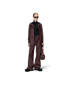 ���C���Y ���f�B�[�X �A�E�^�[ �W���P�b�g�E�u���]�� �R�[�g Rains Women's Tie-Waist Snap-Front Hooded Rain Coat Depth