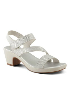 �p�g���V�A ���f�B�[�X �V���[�Y �T���_�� �q�[�� Patrizia Women's YADIEL Crystal Strap Low Block Heel Sandalsilver �V���o�[