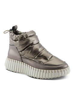 �p�g���V�A ���f�B�[�X �V���[�Y �u�[�c�E���C���u�[�c �A���N�� Patrizia Bestinsnowomen's Textile Ankle Waterproof Boot With Zipper Closure Padded Removable Insole Faux Fur Lining Pewter �s���[�^�[