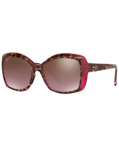 �}�E�C�W�� ���f�B�[�X �A�N�Z�T���[ �T���O���X�E�A�C�E�F�A Maui Jim Women's Polarized Orchid Sunglasses MATTE WHITE/PINK MIR POL �z���C�g