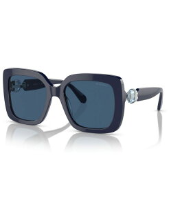XtXL[ fB[X ANZT[ TOXEACEFA Swarovski Women'sunglassesK6001 Opal Blue/Dark Blue Solid u[
