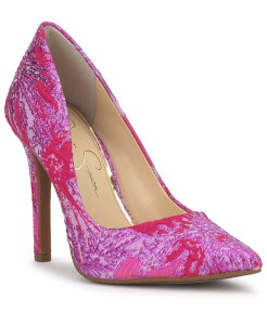 �W�F�V�J�V���v�\�� ���f�B�[�X �V���[�Y �p���v�X �q�[�� Jessica Simpson Women's Cassani Pointed Toe Higheel Pumps Pink/Red Combo ���b�h