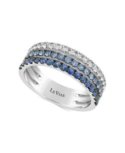  @ fB[X ANZT[ O fj Le Vian Denim Ombr Sapphire (9/10 ct.w.) Ring in 14k White Gold Rose Gold or Yellow Sapphire Tt@CA