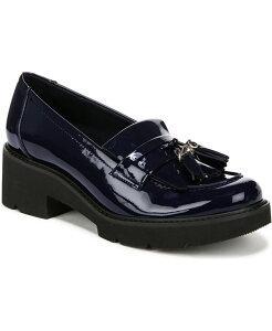 i`CU[ fB[X V[Y pvX [t@[ Naturalizer Desmond Kiltie Lug Sole Loafers French Navy Faux Patent lCr[