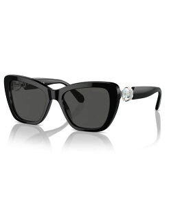 XtXL[ fB[X ANZT[ TOXEACEFA Swarovski Women'sunglassesK6018 Black ubN
