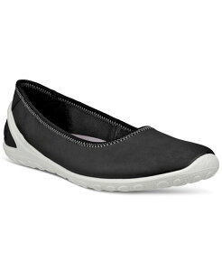GR[ fB[X V[Y Xj[J[ Ecco Women's Biom Lite Skimmer Flats Black ubN