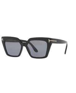 gEtH[h fB[X ANZT[ TOXEACEFA Tom Ford Women's Winona Polarized Sunglasses TR001637 Black Shiny ubN