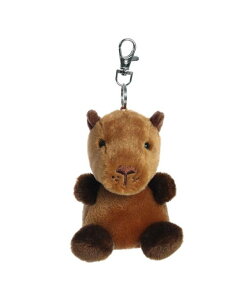 �I�[���� ���f�B�[�X �o�b�O �~�j �L���b�v Aurora Mini Sid Capybara Palm Pals Adorable Clip-On Brown 4 Brown �u���E��