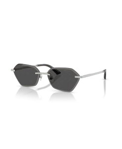 W~[`[ fB[X ANZT[ TOXEACEFA Jimmy Choo Women's Geometric Sunglasses JC4022J Silver Vo[