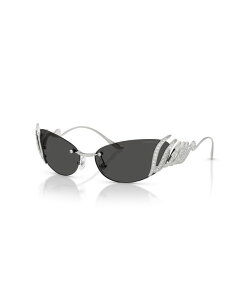 XtXL[ fB[X ANZT[ TOXEACEFA Swarovski Women's Cat Eye SunglassesK7041 Silver Gray O[