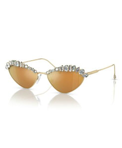 �X�����t�X�L�[ ���f�B�[�X �A�N�Z�T���[ �T���O���X�E�A�C�E�F�A Swarovski Women'sunglasses Mirror SK7009 Pale Gold �S�[���h