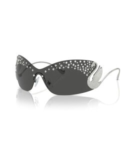 XtXL[ fB[X ANZT[ TOXEACEFA Swarovski Women'sunglassesk7020 Silver Vo[
