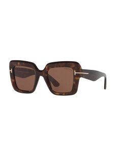 gEtH[h fB[X ANZT[ TOXEACEFA Tom Ford Women'square Sunglassesme TR001880 Tortoise Brown uE