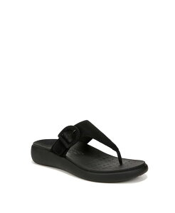 oCIjbN fB[X V[Y pvX T_ Vionic Womens Activate Thong Sandals Black suede ubN