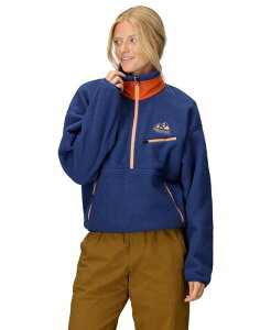 }[bg fB[X gbvX Vc XEFbg t[X Marmot Women's Collared Zip-Front Fleece Sweatshirtwlght Ble
