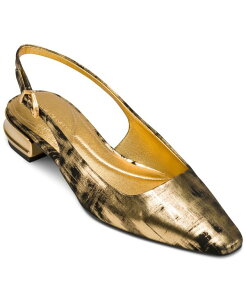 �_�i �L������ �j���[���[�N ���f�B�[�X �V���[�Y �p���v�X Donna Karanew York Women'savita Slingback Flats Gold �S�[���h