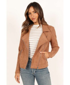 Petal and Pup fB[X AE^[ WPbgEu] XG[h Petal and Pup Womenspencer Faux Suede Moto Jacketan ^