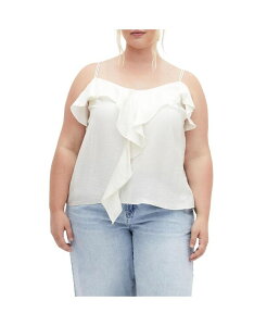 �V�e�B�[�V�b�N ���f�B�[�X �g�b�v�X �V���c �v���X�T�C�Y CITY CHIC Plusize Aliya Top Butter