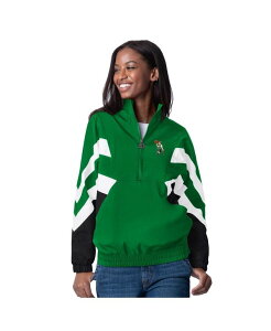 �X�^�[�^�[ ���f�B�[�X �A�E�^�[ �W���P�b�g�E�u���]�� �I�b�N�X�t�H�[�h Starter Women's Kelly Green Boston Celtics Renegade Oxford Half-Zip Jacket Kelly Green �O���[��